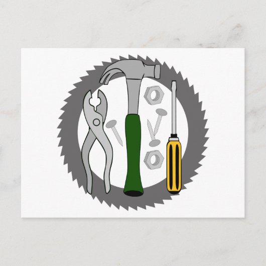 Handyman Tools Briefkaart (Voorkant)
