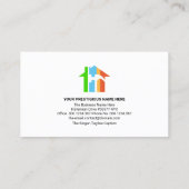 Handyman Tools Column Layers Construction Builder Visitekaartje (Achterkant)