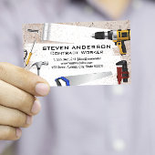 Handyman Tools | Grunge Texture Wall Visitekaartje