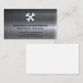 Handyman Tools | Hamermoersleutel | Metallisch Visitekaartje (Voorkant / Achterkant)