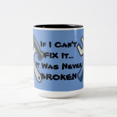 Handyman Tools Hammer en Mok in frankrijk (Center)