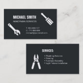 Handyman Tools Handyman Services Visitekaartje (Voorkant / Achterkant)