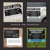 Handyman Tools, Home Improvement Rustic Business C Visitekaartje