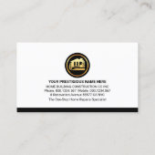 Handyman Tools Layers Home Reparaties Visitekaartje (Achterkant)