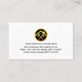 Handyman Tools On Stone Layer Visitekaartje (Achterkant)