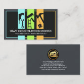 Handyman Tools Panel Lijst Aannemer Visitekaartje (Voorkant / Achterkant)