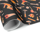 Handyman Tools Patroon Cadeau Cadeaupapier (Rol Hoek)