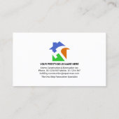 Handyman Tools Stripe Remodeling Visitekaartje (Achterkant)