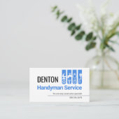 Handyman Tools Tab Bouw Visitekaartje (Staand voorkant)