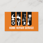 Handyman Tools Tab Home Reparaties Visitekaartje (Voorkant)
