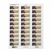 Handyman Tools Waterverf Etiket (Full Sheet)