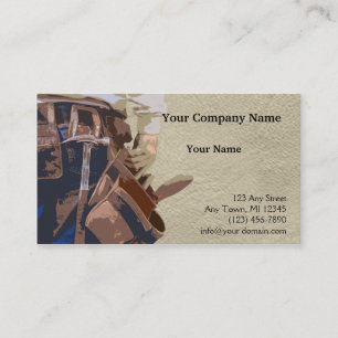 Handyman Tools Waterverf Visitekaartje