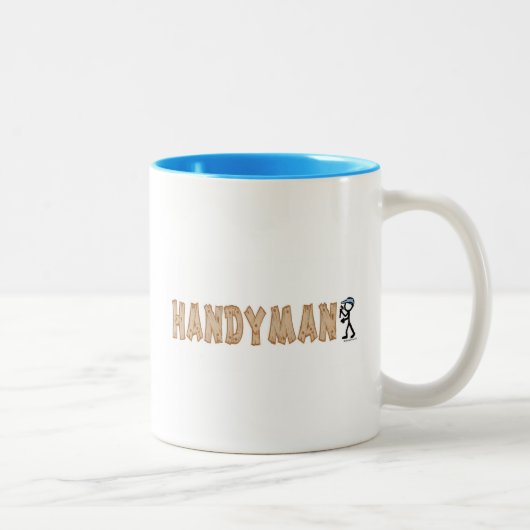 Handyman Tweekleurige Koffiemok (Rechts)