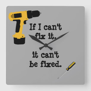 Handyman Vierkante Klok