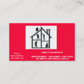 HANDYMAN VISITEKAARTJE (Voorkant)