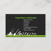 Handyman visitekaartje (Achterkant)