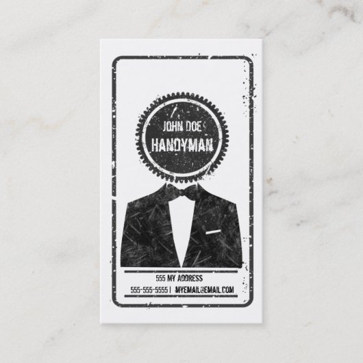 Handyman visitekaartje (Voorkant)