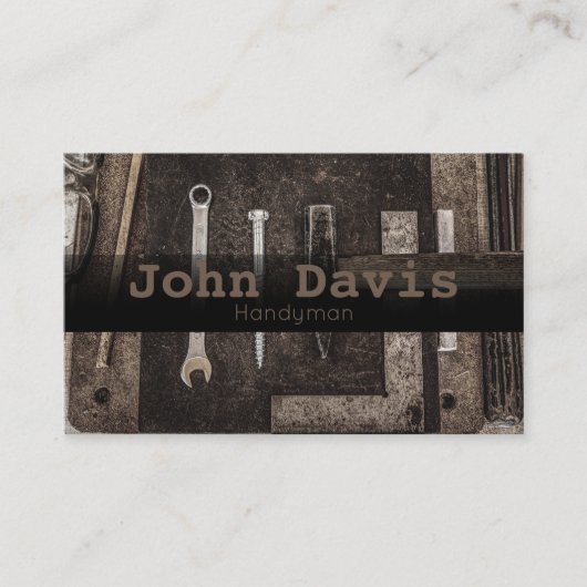 Handyman visitekaartje (Voorkant)