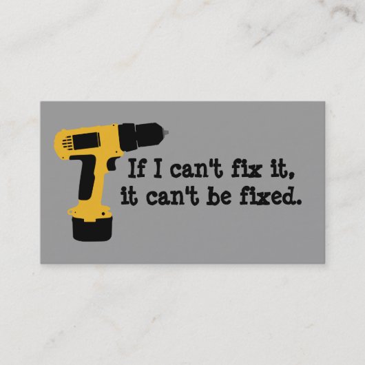 Handyman Visitekaartje (Voorkant)