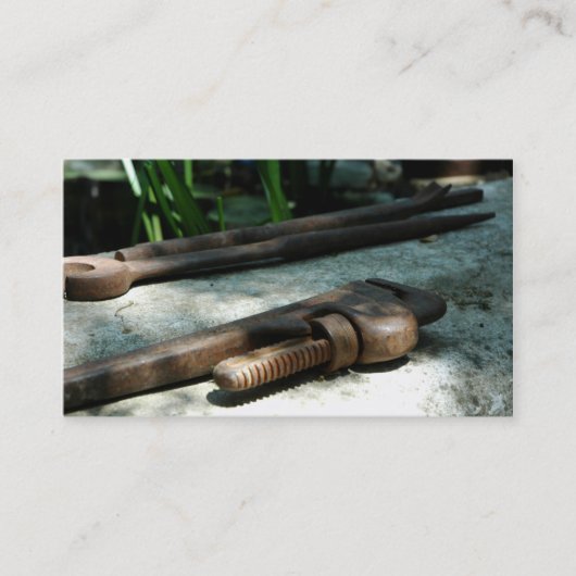 Handyman Visitekaartje Construction Tools  (Voorkant)