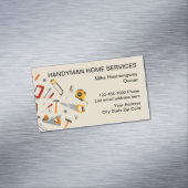 Handyman Visitekaartje magneten (Voorbeeld)