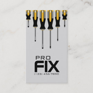 Handyman, Visitekaartje Onderhoud