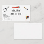 Handyman visitekaartje Onderhoud man Home Repair (Voorkant / Achterkant)