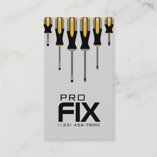 Handyman, Visitekaartje voor onderhoud