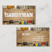 Handyman, Visitekaartje voor onderhoud (Voorkant / Achterkant)