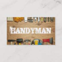 Handyman, Visitekaartje voor onderhoud