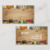 Handyman, Visitekaartje voor onderhoud (Voorkant / Achterkant)