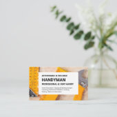 Handyman Visitekaartje - Werkgereedschap / Regelaa (Staand voorkant)