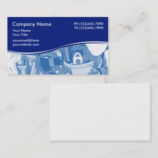 Handyman Visitekaartjes 2 (Voorkant / Achterkant)