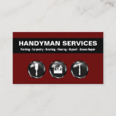 Handyman Visitekaartjes Cool Design (Voorkant)
