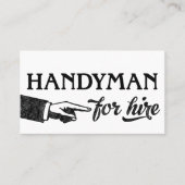 Handyman Visitekaartjes - Koel Vintage (Voorkant)