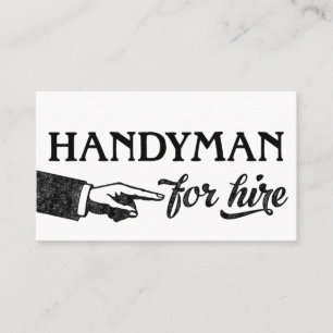 Handyman Visitekaartjes - Koel Vintage