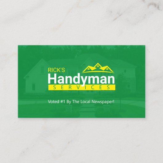 Handyman Visitekaartjes - Thuisbedrijf (Voorkant)