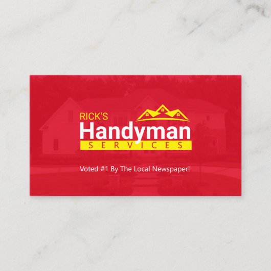 Handyman Visitekaartjes - Thuisbedrijf (Voorkant)