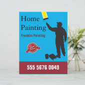 Handyman voor brochure voor kleine bedrijven (Staand voorkant)