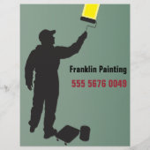 Handyman voor brochure voor kleine bedrijven (Achterkant)