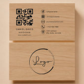 Handyman Wood Professional QR Code Visitekaartje