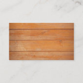 Handyman Wood Tools Maintenance Service Visitekaartje (Achterkant)