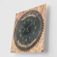 Handyman Woodworking Rustic Saw Blade Sjabloon