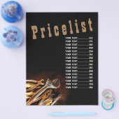 Handyman Work Price List Flyer (Enkel)