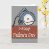 Handyman zei: "Blank Vaderdag Wenskaart" Kaart (Gele Bloem)