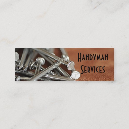 Handymandiensten Mini Visitekaartje (Voorkant)