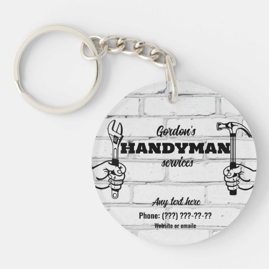 Handymandiensten Sleutelhanger (Voorkant)