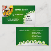 Handymandiensten Visitekaartje (Voorkant / Achterkant)