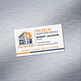 Handymanservice Magnetisch Visitekaartje