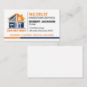Handymanservice Visitekaartje (Voorkant / Achterkant)